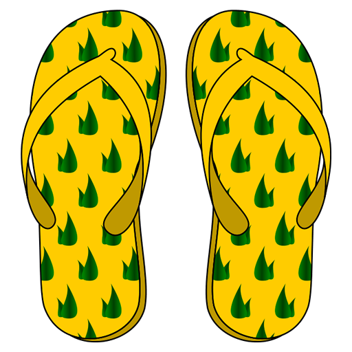 Ferienwohnungen Uns Tohus Logo Sandaletten